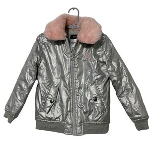 Buffalo David Bitton Little Girls Silver Winter Jacket